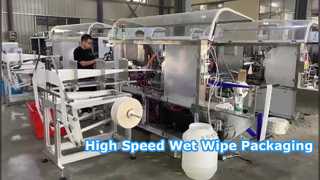 Wet Wipe Packing Machine High Speed Production