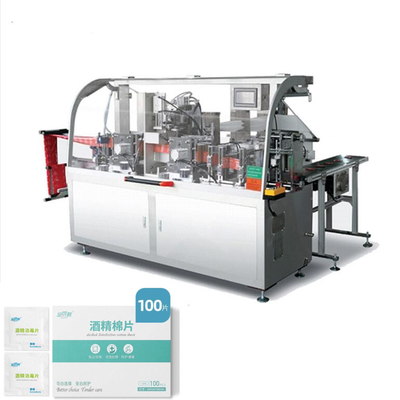 Tessuto bagnato automatico di capacità elevata che fa uso a macchina per le strofinate bagnate dell'alcool