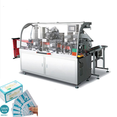 SpA automatico pieno bagnato 2.8KW della macchina imballatrice delle strofinate del cuscinetto dell'alcool
