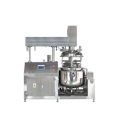 Il macchinario mescolantesi chimico 200-500l screma la fabbricazione cosmetica d'emulsione della crema del miscelatore dell'emulsionante di vuoto dell'unguento dell'omogeneizzatore
