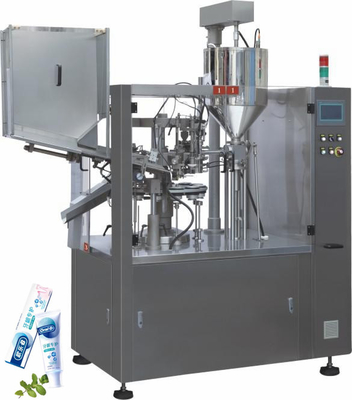 Macchina automatica ad alta velocità di riempimento di crema per mani e di sigillamento per dentifricio per la pulizia del viso