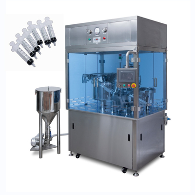 Macchina di riempimento delle siringhe Macchina automatica di riempimento delle siringhe di plastica