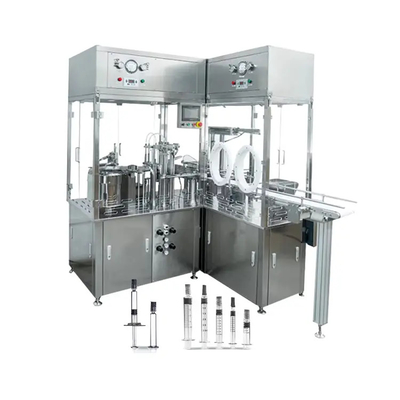 Macchina automatica di riempimento della siringa in vetro