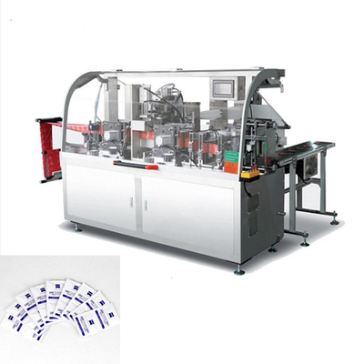 Strofinate di pulizia della lente di vetro che imballano orizzontale automatico della macchina di rifornimento