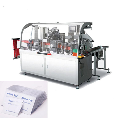 Disinfezione della macchina imballatrice 80-100bags/min delle strofinate del cuscinetto bagnato dell'alcool