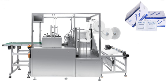 Rimozione cosmetica completamente automatica di trucco dell'alcool della macchina imballatrice del cuscinetto di cotone