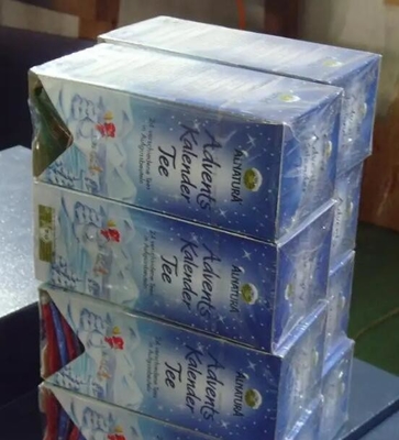 Impacchettatrice del film plastico per la scatola che imballa il sistema di controllo dello SpA