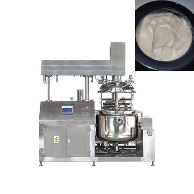 304/316L serbatoio di miscelazione vuoto liquido emulsionante serbatoio omogeneizzatore con riscaldamento elettrico lozione per il corpo macchina di produzione di crema per il viso