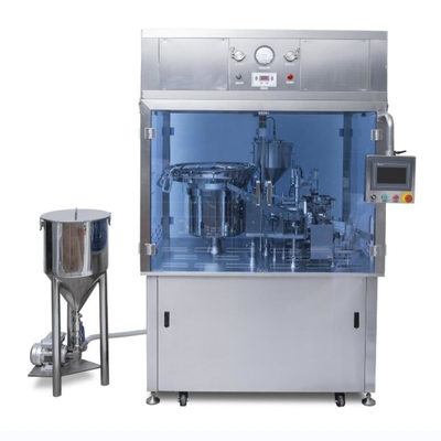 Macchina di riempimento di siringhe in plastica assettica automatico a chiusura liquida Luer Lock Pre-riempito