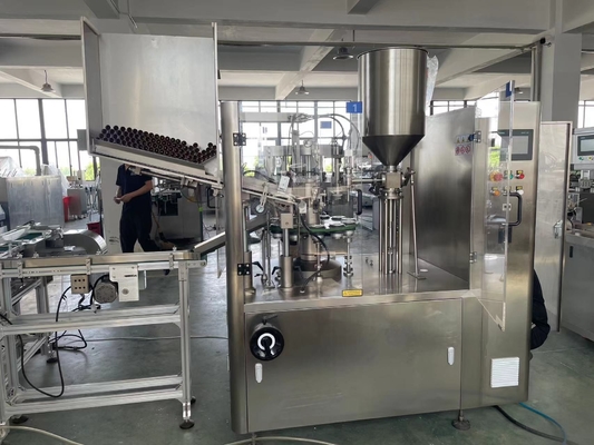 Pomata balsamo per labbra pomata tubo per la cura della pelle pasta dentale macchina di riempimento e sigillamento crema cosmetica macchina di sigillamento