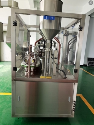 Macchine per riempire tubi molli e sigillare con riscaldamento interno di materie plastiche composite con frigorifero per crema per mani