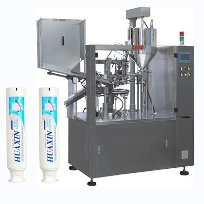 Macchina di riempimento e sigillamento a tubo automatico per dentifricio Macchina di riempimento e sigillamento a tubo cosmetico
