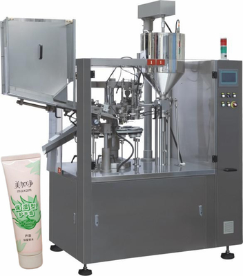 Crema cosmetica dentifricio di plastica tubo di riempimento imballaggio macchina di riempimento e sigillamento