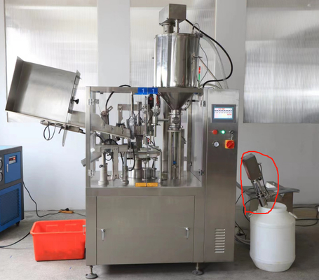Macchina crema cosmetica di alluminio di riempimento e di sigillatura del tubo di plastica molle automatico della macchina del tubo di dentifricio in pasta del tubo di rifornimento