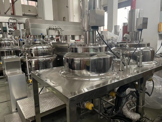 Macchine chimiche per la fabbricazione di sapone liquido omogeneizzatore miscelatore cosmetico riscaldamento acciaio inossidabile serbatoio di miscelazione a doppia copertura