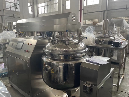 Paste dentali di alta qualità Emulsionatore a vuoto Laboratorio Macchine miscelatrice a vuoto Emulsionatore omogenizzatore Serbatoio di miscelazione