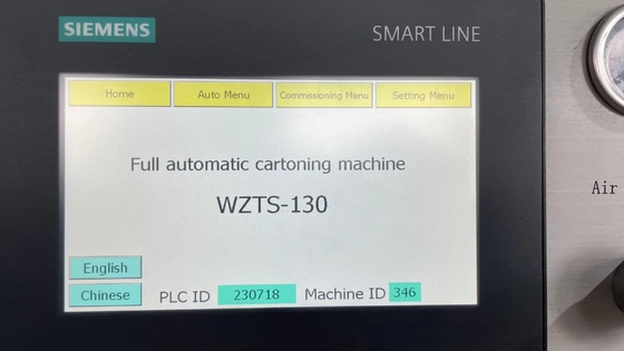 Macchina di imballaggio a cartone ad alta velocità completamente automatica