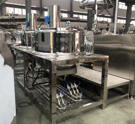 Paste dentali di alta qualità Emulsionatore a vuoto Laboratorio Macchine miscelatrice a vuoto Emulsionatore omogenizzatore Serbatoio di miscelazione