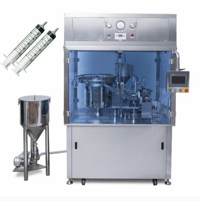 0.5- 80 ml Macchina di riempimento della siringa preriempita Siemens Sistema di controllo PLC Un ugello