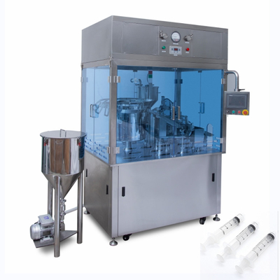 Seringa di plastica di alta precisione macchina di riempimento pre-riempita attrezzature automatizzate efficienti