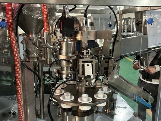 Macchina automatica di riempimento di tubi di plastica per dentifricio con unguento crema