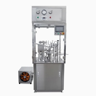 Macchina di riempimento di siringhe senza bolle in vetro automatico e monouso asettico