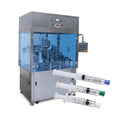 Macchina automatica di riempimento di siringhe di plastica da banco