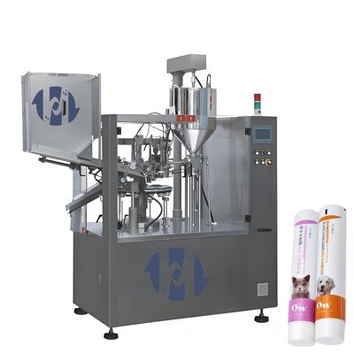 Pomata automatica gel dentifricio detergente per il viso cosmetica tubo di plastica macchina di riempimento e sigillamento
