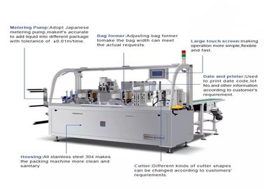 Imballaggio bagnato automatico interamente e piegatrice delle strofinate con il sigillamento di quattro-side