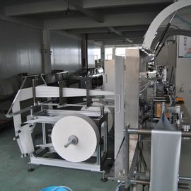Tessuto bagnato ad alta velocità che fa macchina, macchina imballatrice del tovagliolo bagnato della mensa