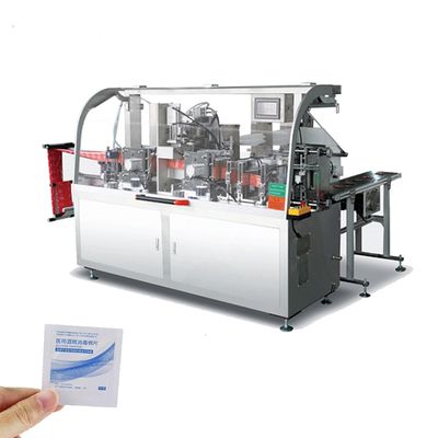 lunghezza 60Bags/Min Alcohol Pad Packing Machine di 125mm