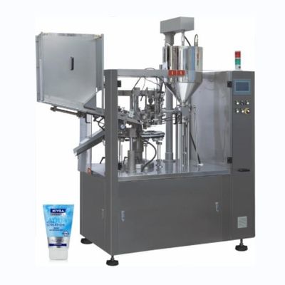 Alta Velocità Soft Alu Plastic Tube Lotion Cream Full Automatic Filling And Sealing Machine
