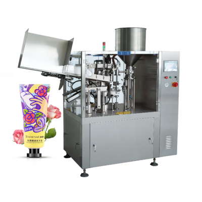 Macchina automatica di riempimento di tubi di plastica per dentifricio con unguento crema