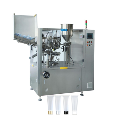 Macchina automatica di riempimento e sigillamento di tubi di plastica per prodotti cosmetici/creme per mani/dentifricio in gel/pomata