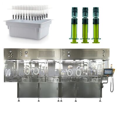Macchina automatizzata ad alta velocità per riempimento di siringhe preriempite RTU per la produzione sterile