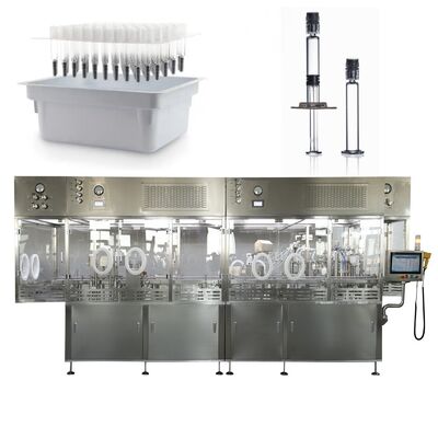 Tappatrice per riempimento sottovuoto automatica per siringhe preriempite Pfs