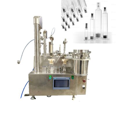 Macchina semiautomatica di riempimento di siringhe di crema con pasta pneumatica a alta viscosità con gel di spessore di 2 ml